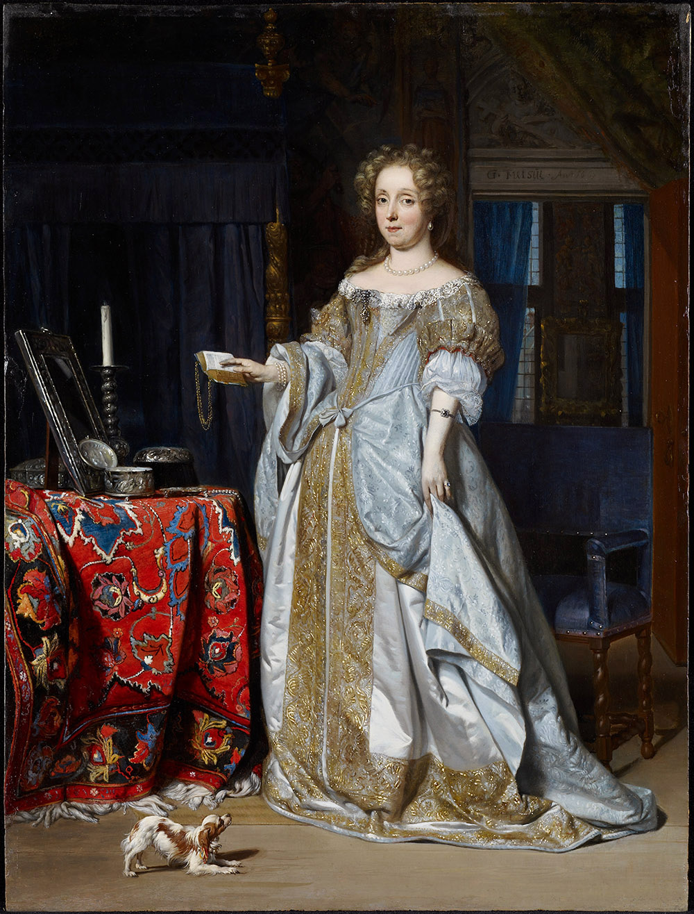 Gabriël Metsu (1629-67), Lucia Wijbrants, 1667, o/panel, 57.15 x 43.18 cm., Minneapolis Institute of Art